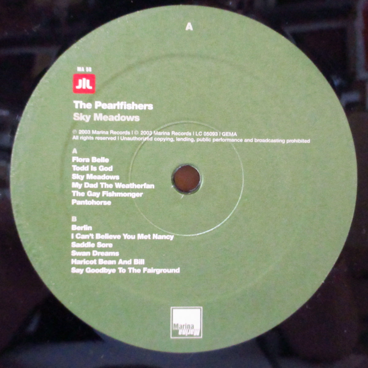 PEARLFISHERS, THE (ザ・パールフィッシャーズ)  - Sky Meadows (German オリジナル LP) '03年5thアルバム