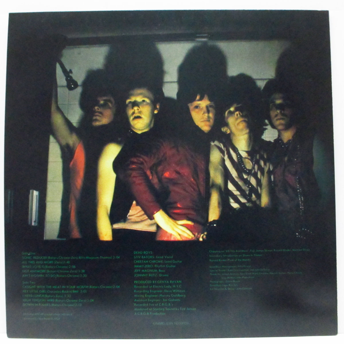 DEAD BOYS (デッド・ボーイズ)  - Young Loud And Snotty ( Japan '87 再発 LP/LSD-4009 ) 帯欠