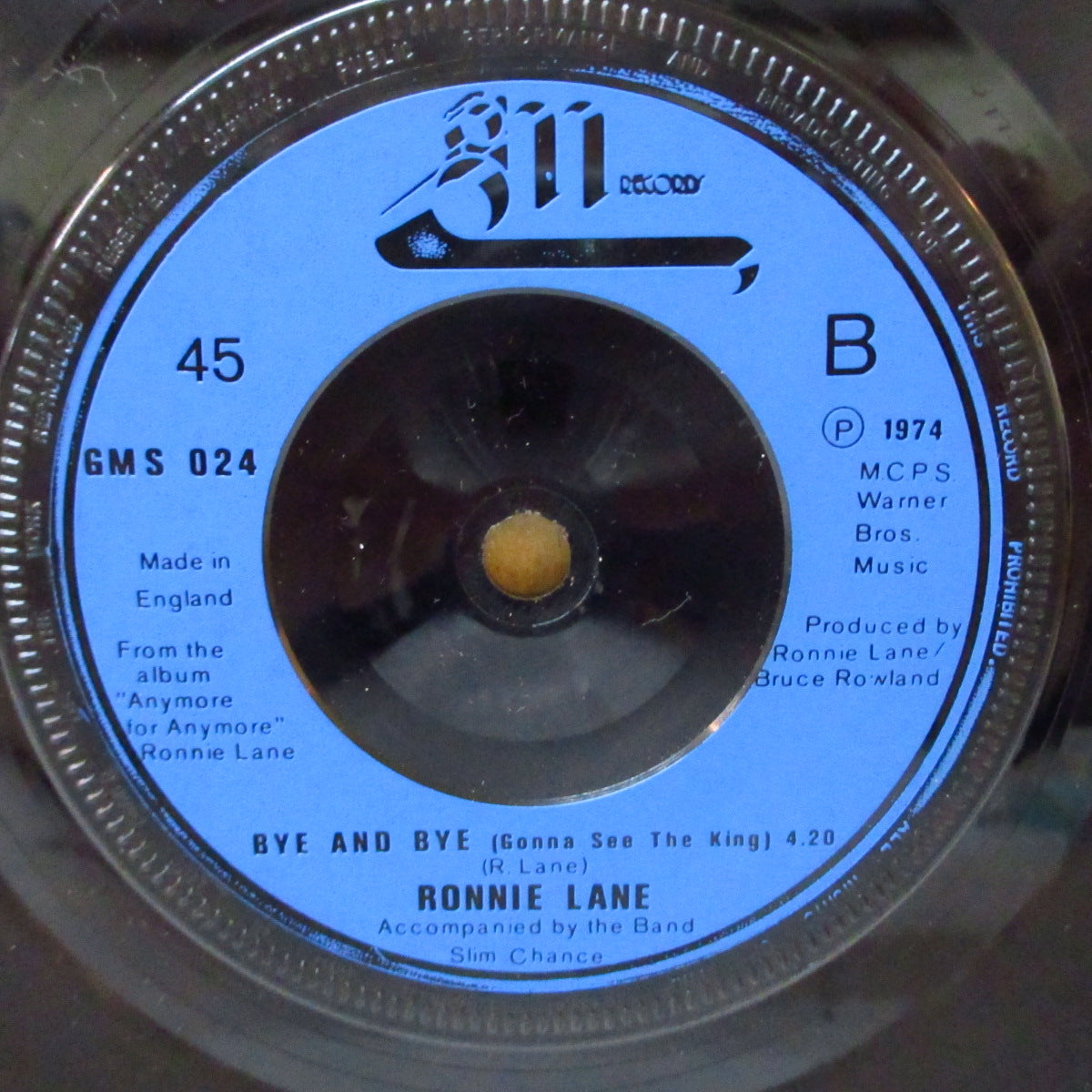 RONNIE LANE & SLIM CHANCE (ロニー・レイン・アンド・スリム・チャンス)  - The Poacher (UK '74 オリジナル 7インチ)