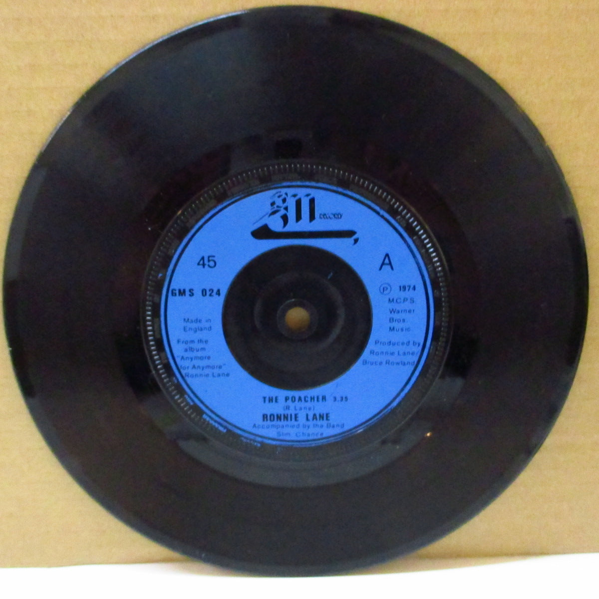 RONNIE LANE & SLIM CHANCE (ロニー・レイン・アンド・スリム・チャンス)  - The Poacher (UK '74 オリジナル 7インチ)