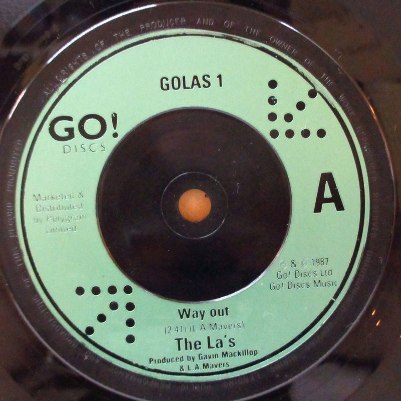 LA'S, THE (ザ・ラーズ)  - Way Out (UK オリジナル「プラスチックラベ 」7インチ+光沢固紙ジャケ)