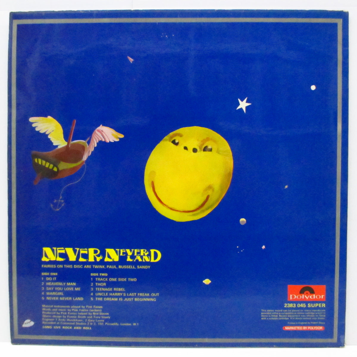 PINK FAIRIES (ピンク・フェリーズ) - Never Never Land (UK '71