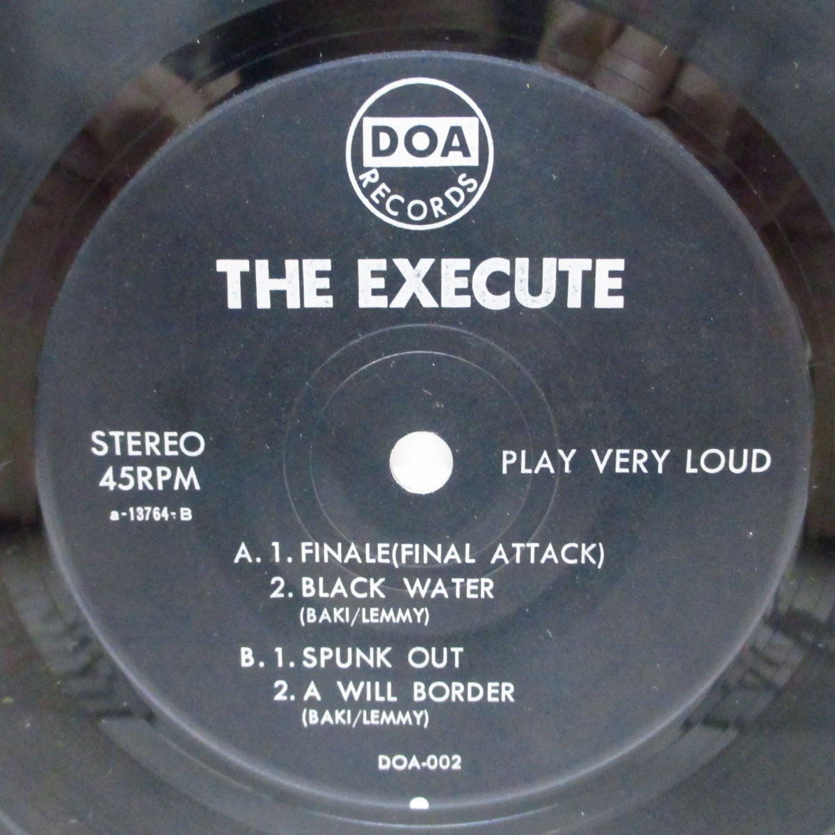 EXECUTE, THE (ジ・エクスキュート)  - Hard Core Temptation (Japan 「500枚限定」オリジナル 7"+マットソフト紙折り返しジャケ付) '83年セカンド EP !