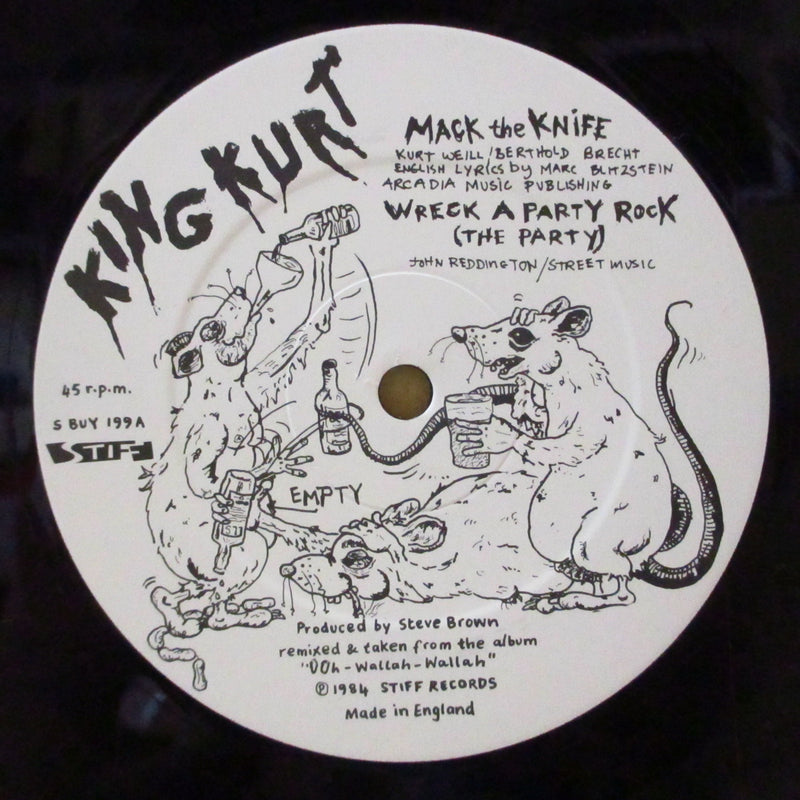 KING KURT (キング・カート)  - Mack The Knife +2 (UK オリジナル 12インチ)
