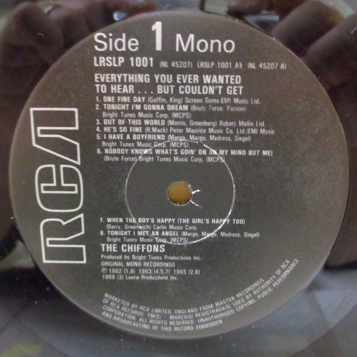 CHIFFONS, THE (ザ・シフォンズ)  - Everything You Ever Wanted To Hear...(UK '81 オリジナル・モノラル LP) NYガールグループ黄金期ベスト全16曲