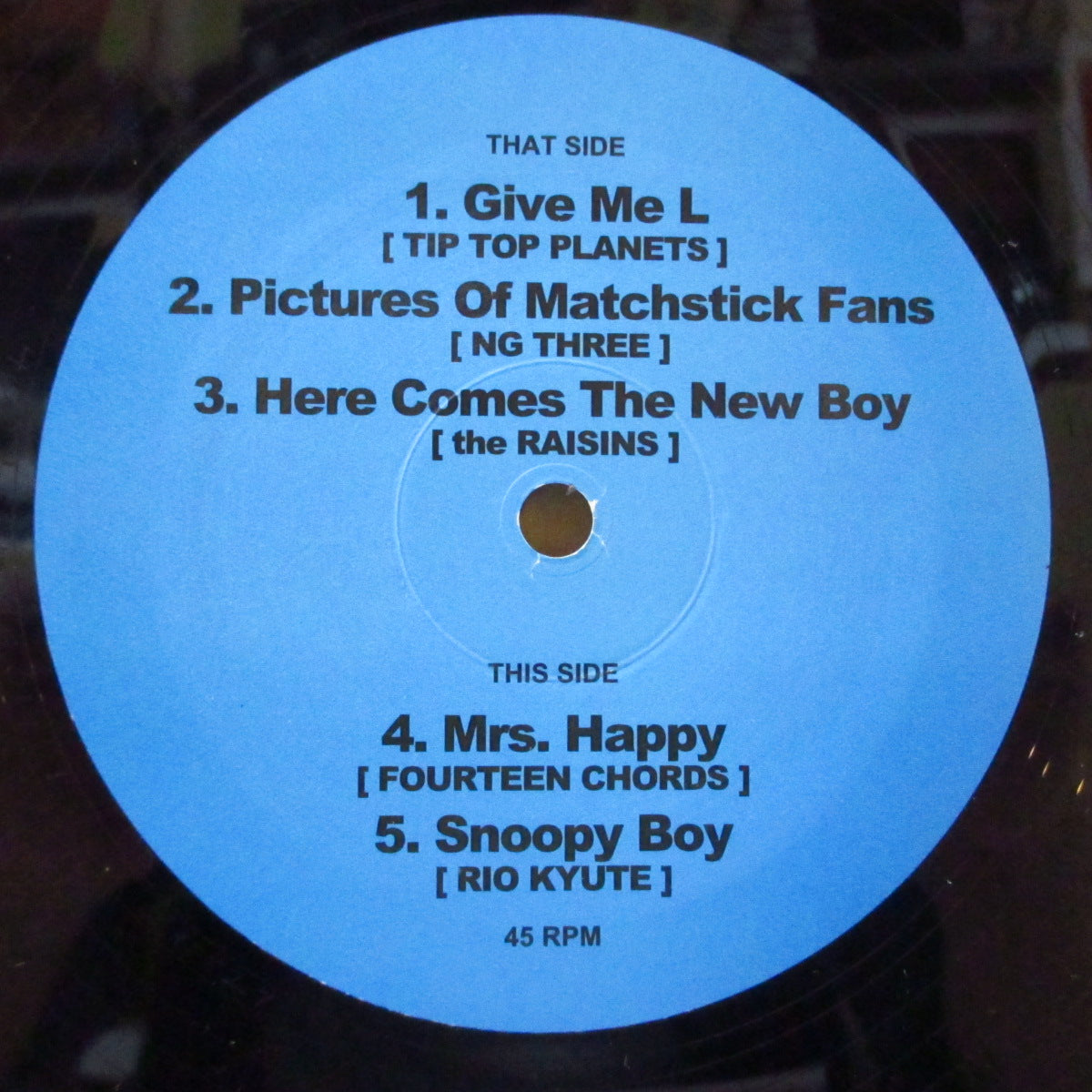 TIROLEAN TAPE and her Knights (チロリアン・テープ)  - Japanese Standards 5 (Japan オリジナル 12インチ+インサート, PVC) '99年EP