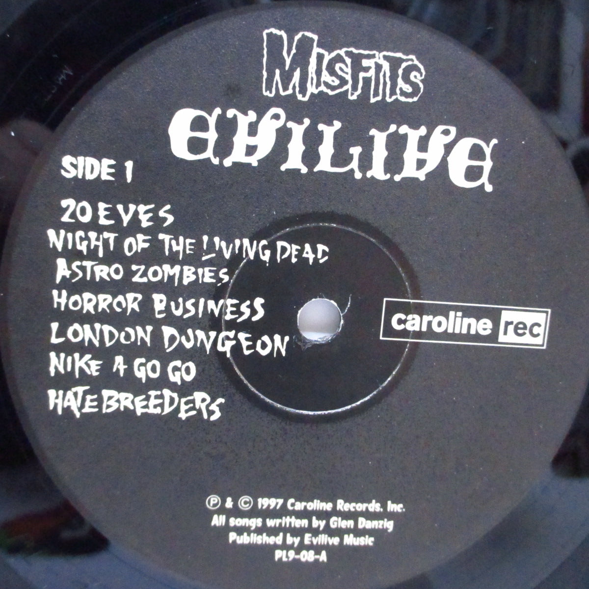 MISFITS (ミスフィッツ) - Evilive (US '89 正規再発「Evilive Music