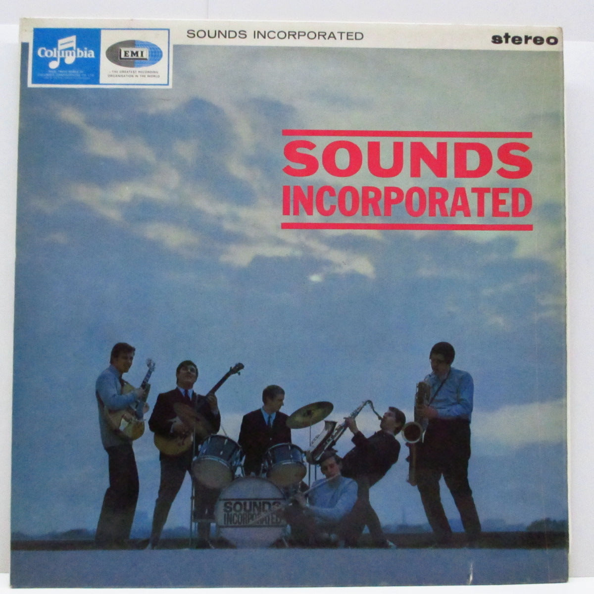 SOUNDS INCORPORATED (サウンズ・インコーポレイテッド)  - Sounds Incorporated (UK オリジナル「ステレオ」LP/表面コーティング3面折り返有りジャケ)