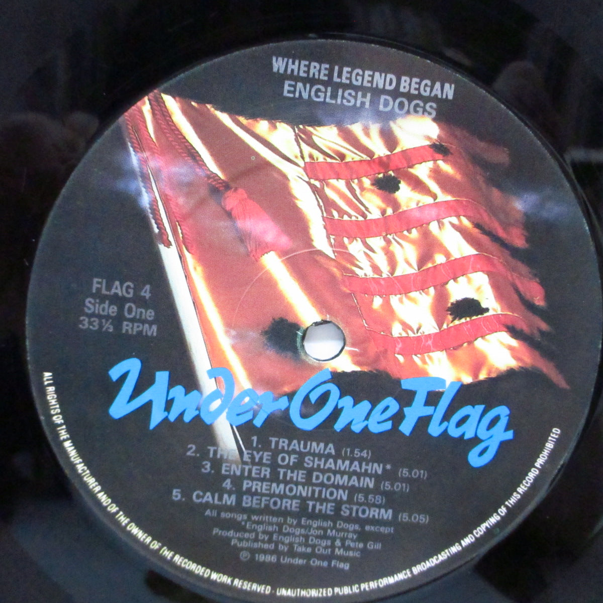 ENGLISH DOGS (イングリッシュ・ドッグス)  - Where Legend Began (UK オリジナル LP+インナー/見開きジャケ) '86年サード！