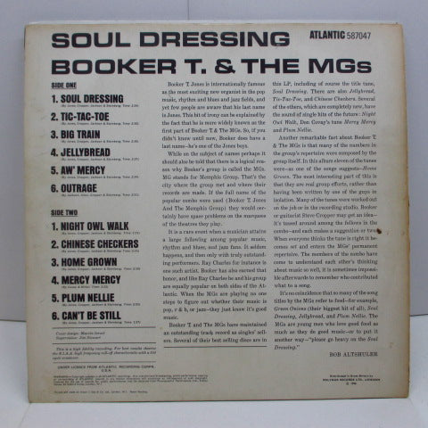 BOOKER T. & THE MG’S - Soul Dressing (UK 60's Reissue Mono LP/CS)