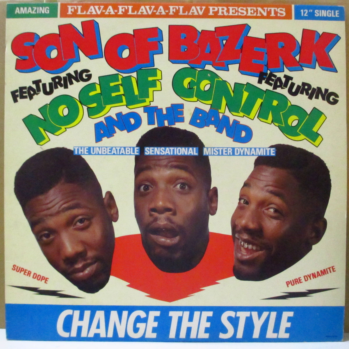 SON OF BAZERK Featuring NO SELF CONTROL AND THE BAND (サン・オブ・バザーク / ノー・セルフ・コントロール)  - Change The Style (US '90 オリジナル4曲入り 12インチ)