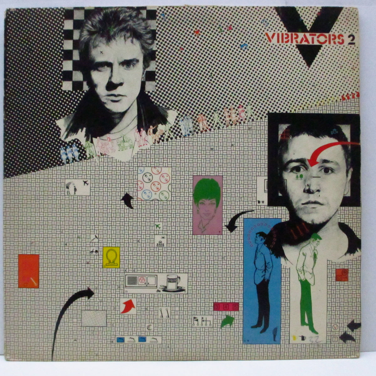 VIBRATORS, THE (ヴァイブレーターズ)  - V2 (UK オリジナル「オレンジ」ラベ LP+インナー）'78年セカンド！