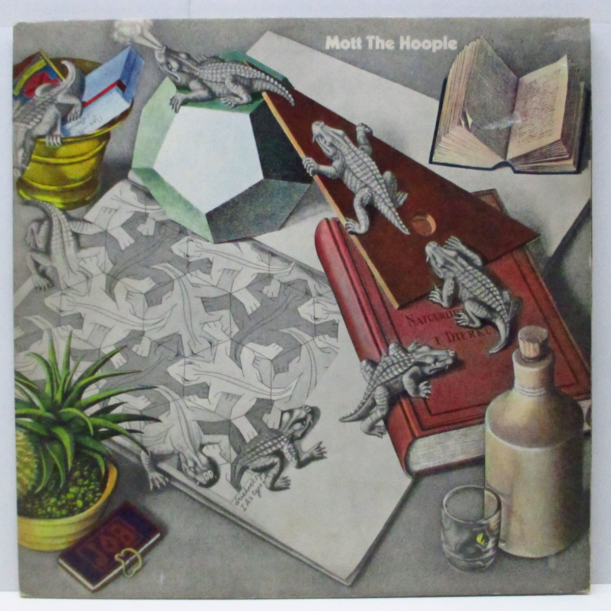 MOTT THE HOOPLE (モット・ザ・フープル)  - Mott The Hoople (1st) (UK オリジナル「白 i ロゴ 、ピンクラベ」LP/光沢見開きジャケ) '70年ファースト！