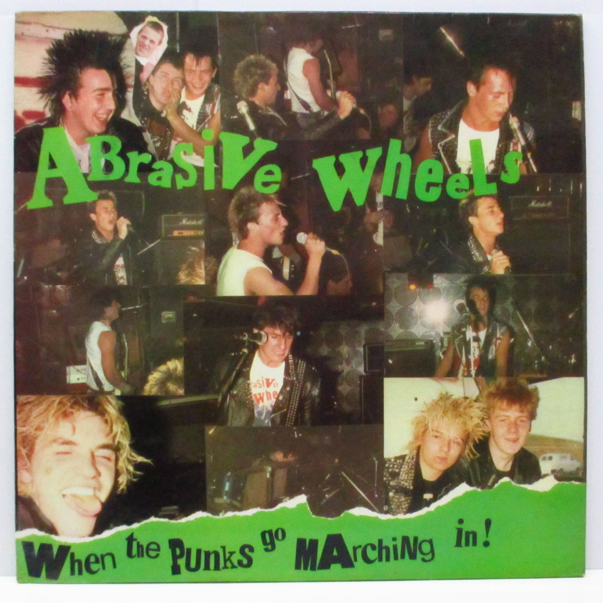 ABRASIVE WHEELS (アブレシブ・ホイールズ)  - When The Punks Go Marching In! (UK オリジナル LP/両面コーティングジャケ) '82年ファースト！