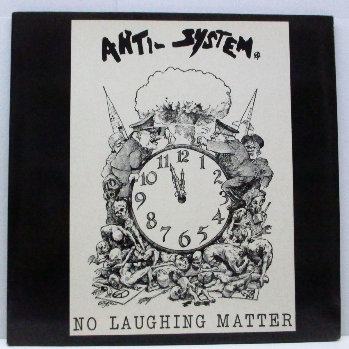 ANTI-SYSTEM (アンチ・システム)  - No Laughing Matter (UK オリジナル LP+見開きジャケ/ブックレット欠) '85年ファースト！