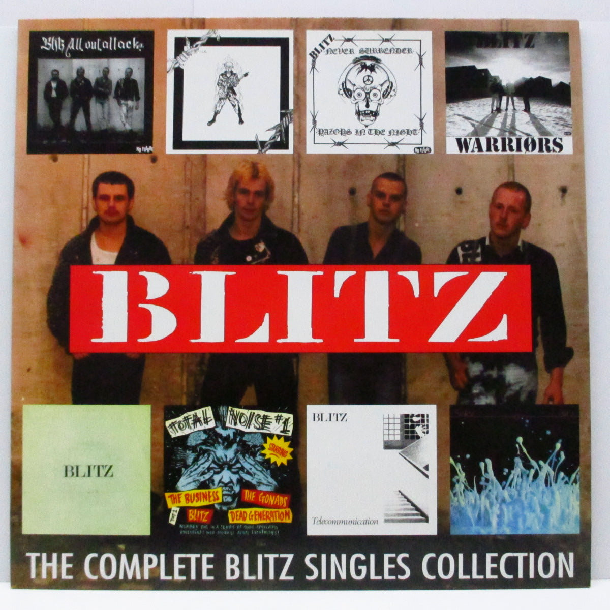 BLITZ (ブリッツ)  - The Complete Blitz Singles Collection (UK '96 再発 LP+インサート）