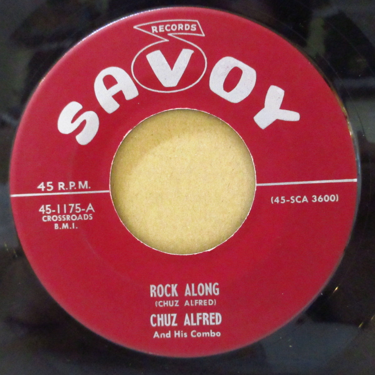 CHUZ ALFRED & His Combo (チャズ・アルフレッド)  - Rocking Boy / Rock Along (US '55 オリジナル 7インチ)両面ロッキン・ジャンプ・R&Bインスト