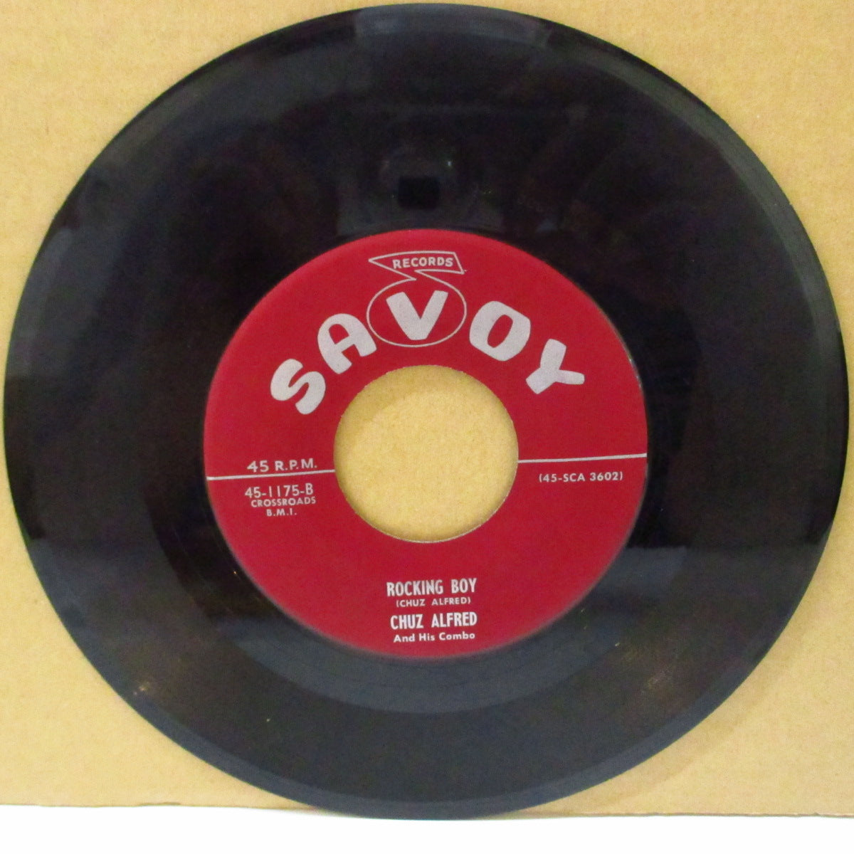 CHUZ ALFRED & His Combo (チャズ・アルフレッド)  - Rocking Boy / Rock Along (US '55 オリジナル 7インチ)両面ロッキン・ジャンプ・R&Bインスト