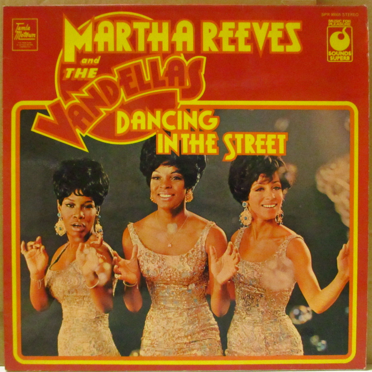 MARTHA & THE VANDELLAS (マーサ＆ヴァンデラス)  - Dancing In The Street (UK '73 オリジナル・ステレオ LP/面コーティング・ジャケ /SPR-90005) UK独自企画コンピ！