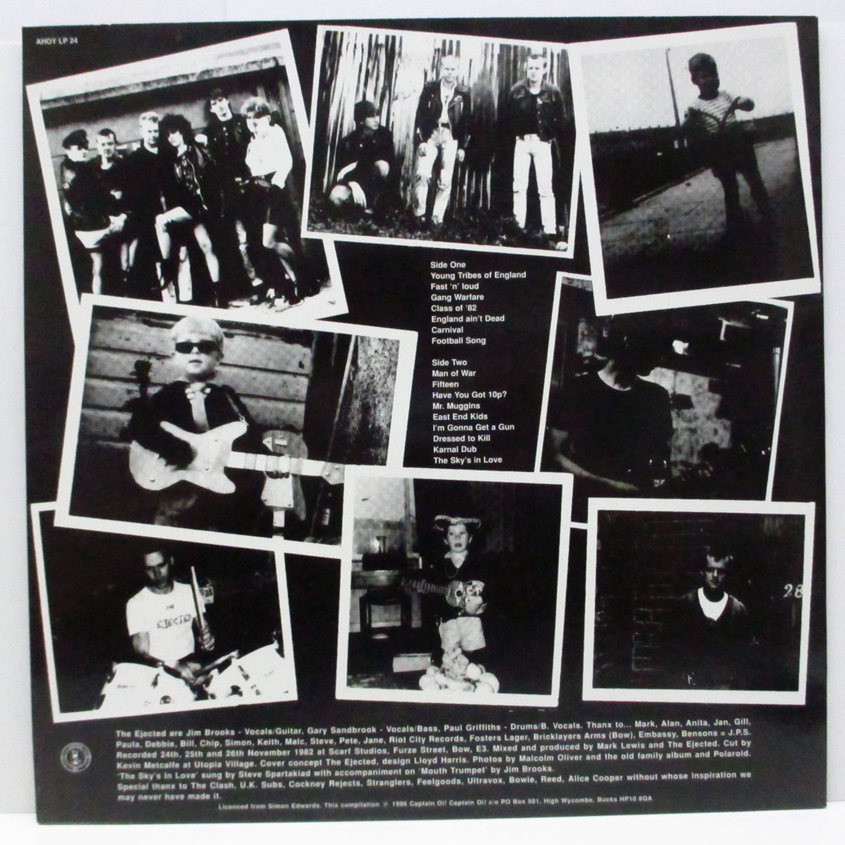 EJECTED, THE (イジェクテッド)  - A Touch Of Class (UK '96 限定再発「赤盤」LP+インサート2枚/AHOY LP 24) '82年ファースト！