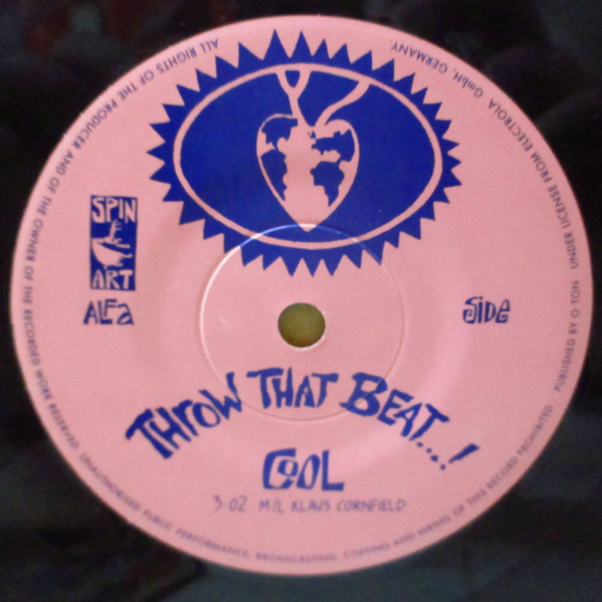 THROW THAT BEAT IN THE GARBAGECAN! (スロー・ザット・ビート・イン・ザ・ガービッジカン) - Cool +2 (US '92 オリジナル 7インチ/光沢固紙ジャケ)
