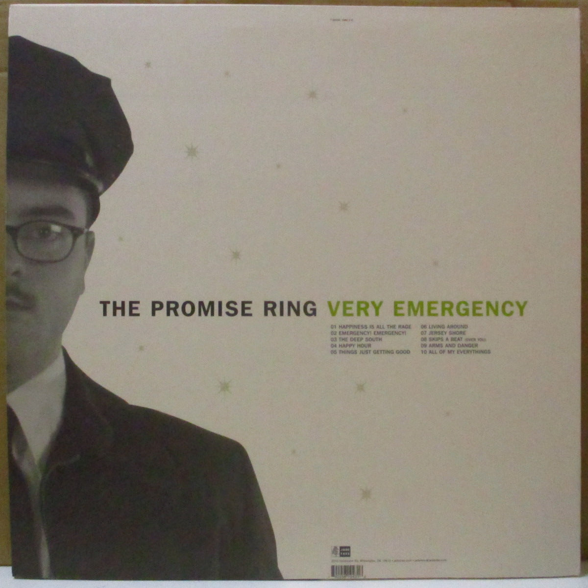 PROMISE RING, THE (プロミス・リング)  - Very Emergency (US 初回品番、バーコードのオリジナル「黒盤」+ブックレット) '99年3rdアルバム