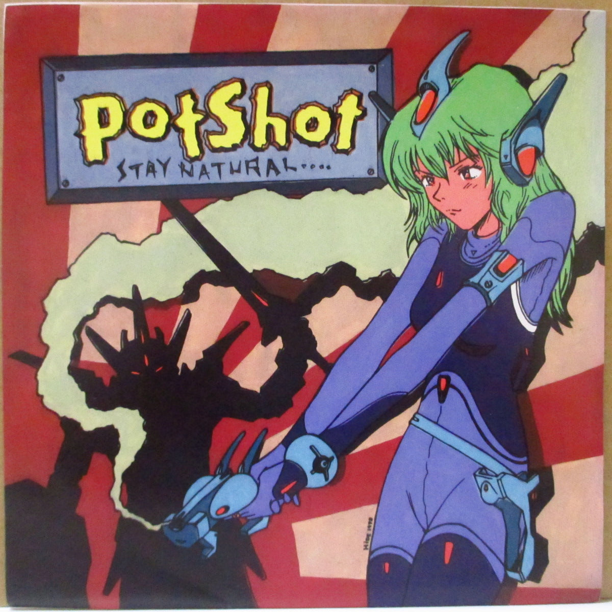 POTSHOT (ポットショット)  - Stay Natural... (Japan '98 オリジナル3曲入り33回転 7インチ/光沢ソフト紙ジャケ)