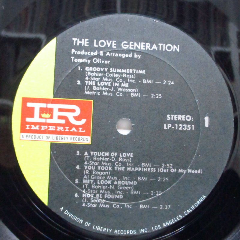 LOVE GENERATION (ラヴ・ジェネレーション)  - The Love Generation [1st] (US オリジナル「ステレオ」LP)
