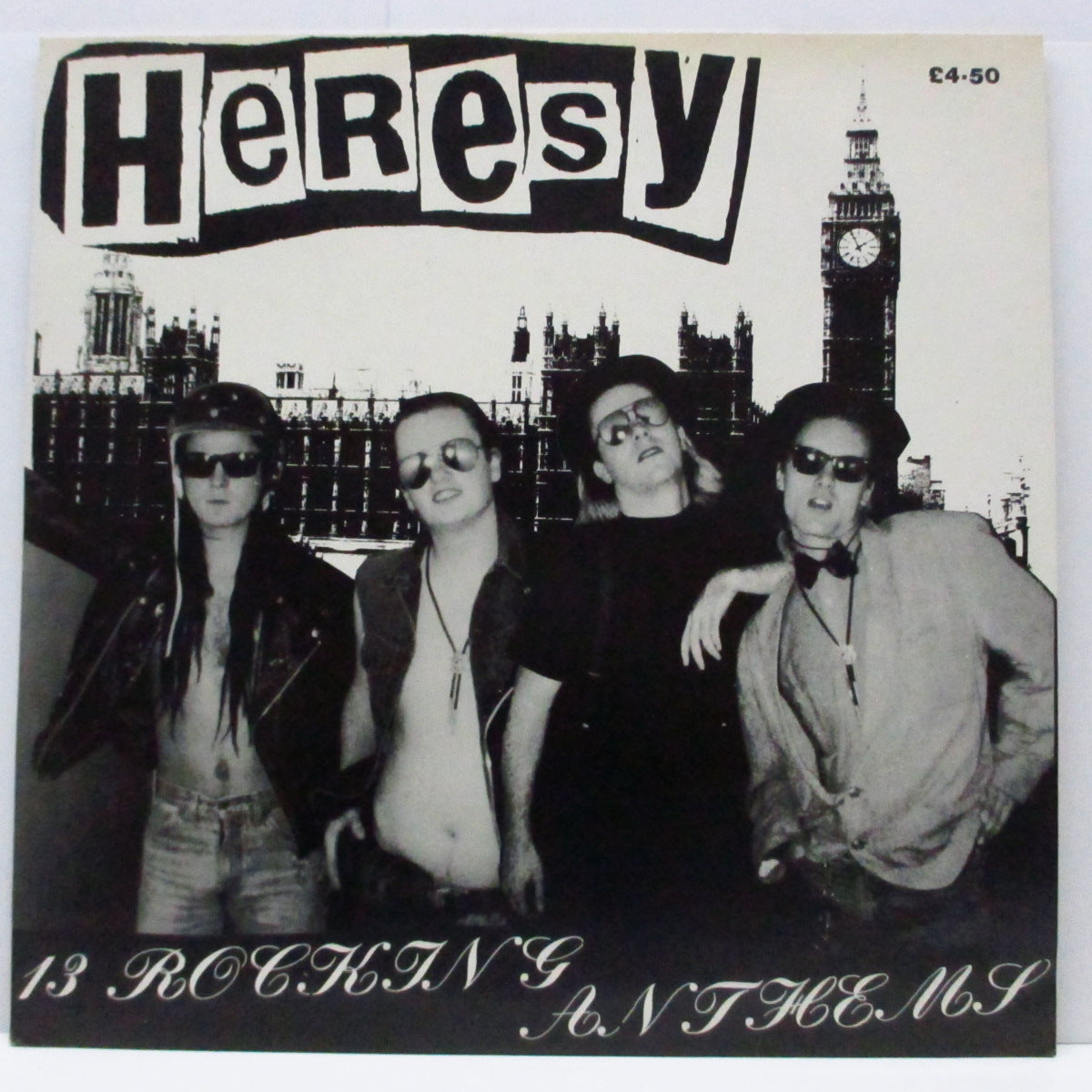 HERESY (ヘレシー)  - 13 Rocking Anthems (UK オリジナル LP) '88〜'89年ジョン・ピール・セッション！