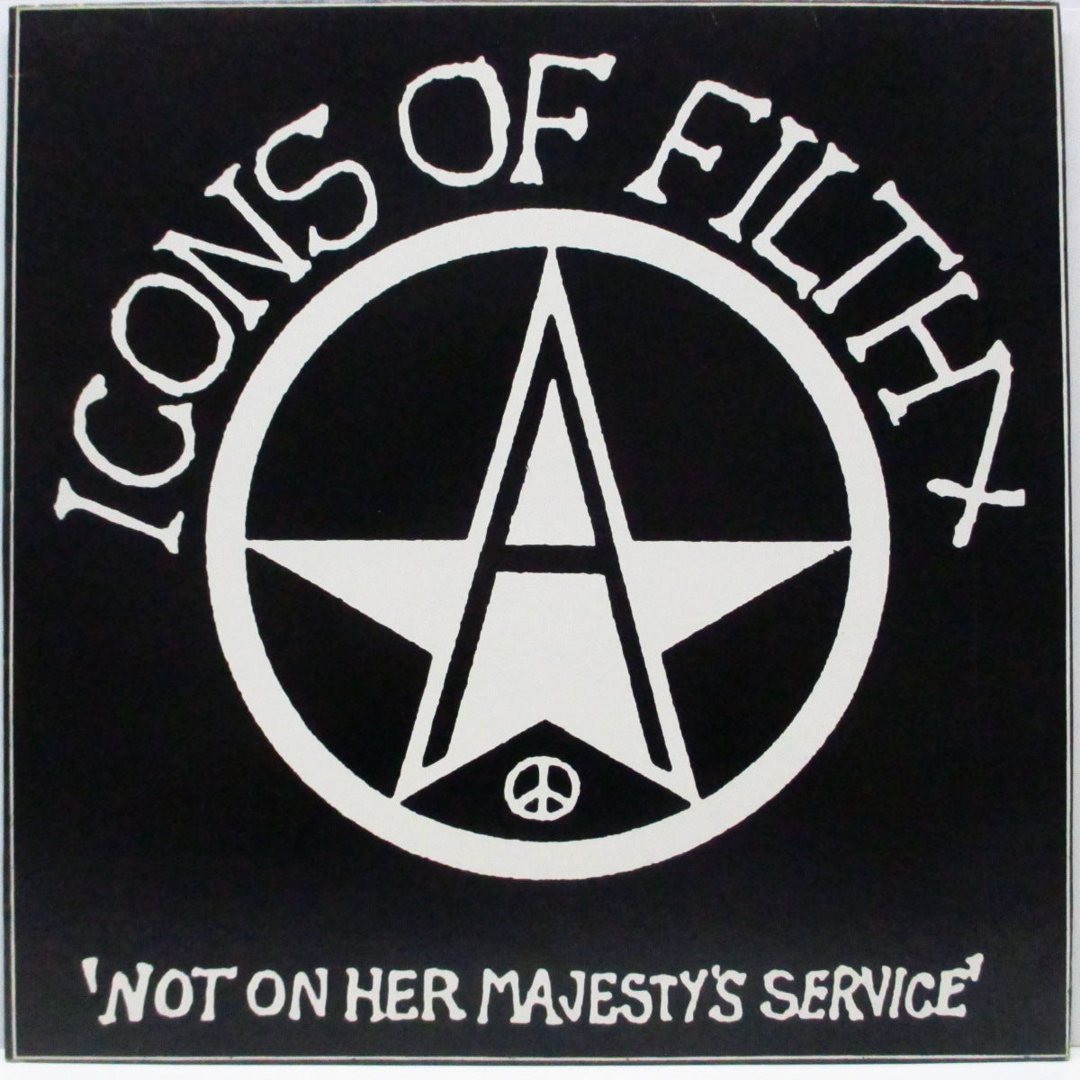 ICONS OF FILTH / FIEND, THE (アイコンズ・オブ・フィルス / ザ ・フィーンド)  - Not On Her Majesty's Service / Stand Alone (EU 限定スプリット LP)