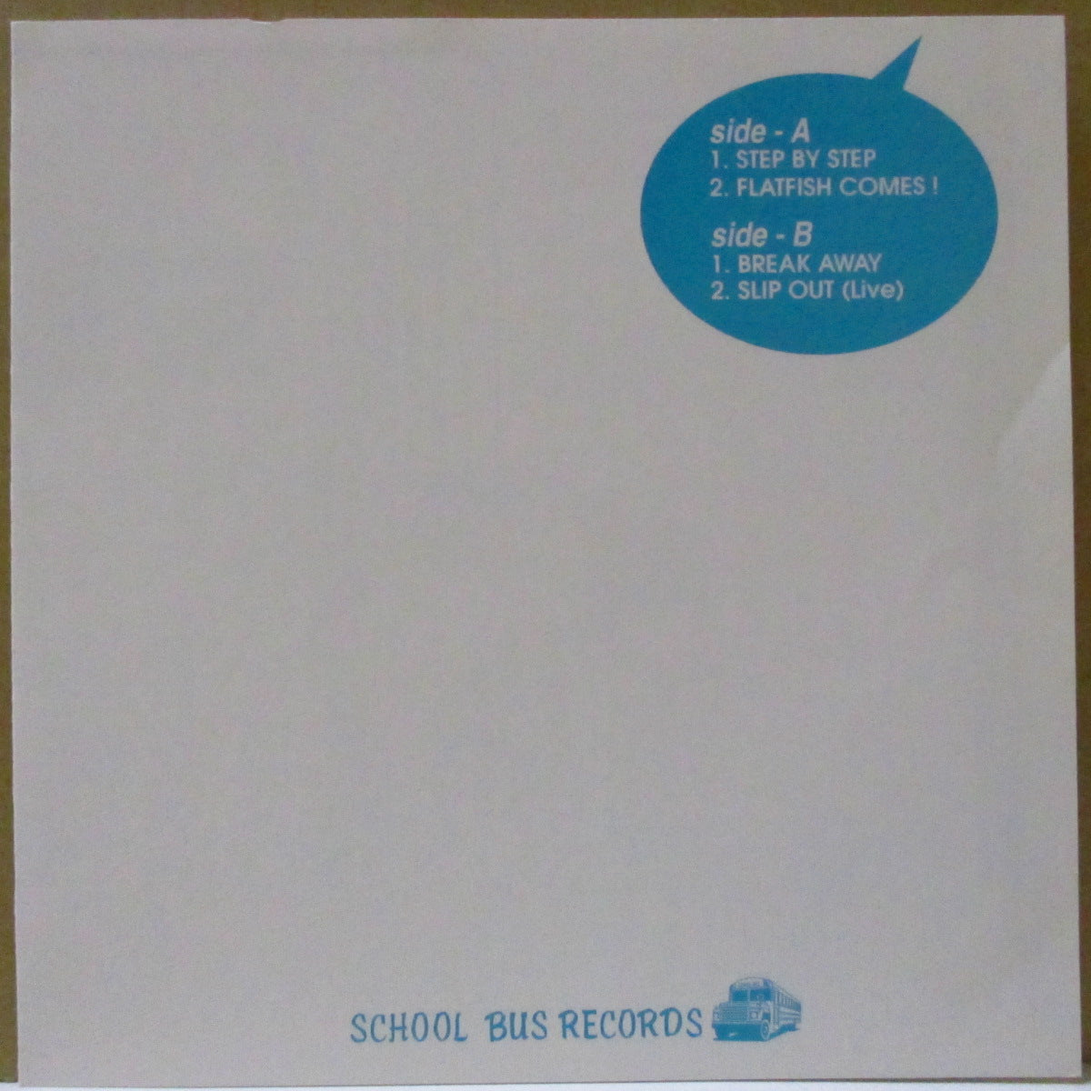SNAIL RAMP (スネイル・ランプ)  - Flatfish Comes! +3 (Japan '97 限定4曲入り33回転フレキシ 7インチ/光沢ソフト紙ジャケ)