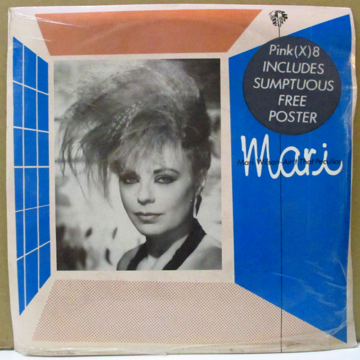 MARI WILSON (マリ・ウィルスン)  - Ain't That Peculiar (UK 限定 7インチ+ポスター/ステッカー付きブルー光沢固紙ジャケ) 廃盤New 未開封！