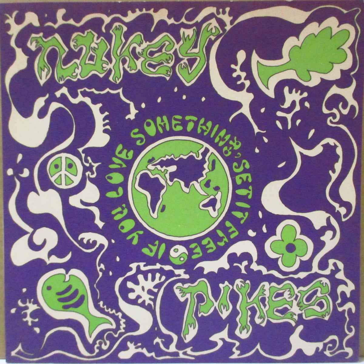 NUKEY PIKES (ニューキー・パイクス)  - If You Loves Something Set It Free (German '91 オリジナル4曲入り「金紙ラベ・黒盤」 7インチ+インサート/光沢ソフト紙ジャケ)