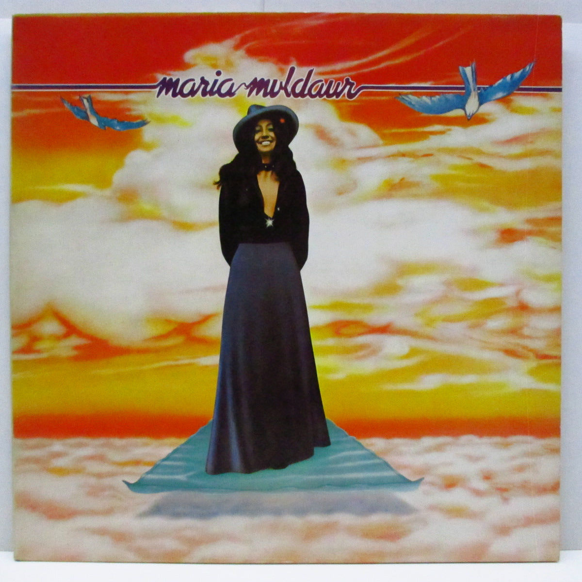 MARIA MULDAUR (マリア・マルダー)  - Maria Muldaur (1st) (UK オリジナル「Wロゴ無しラベ」LP/光沢見開ジャケ) '73年ソロデビュー作！
