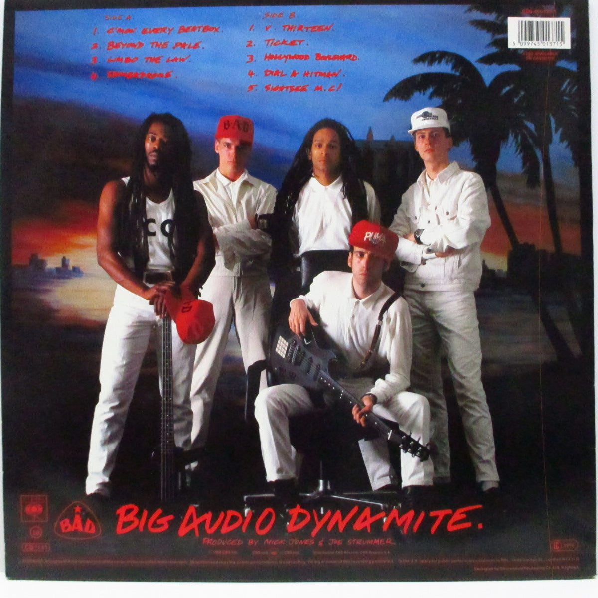 BIG AUDIO DYNAMITE (ビッグ・オーディオ・ダイナマイト)  - No.10, Upping St. (UK オリジナル LP #2 +インナー)