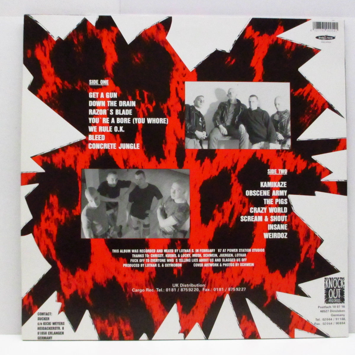 OXYMORON (オクシモロン)  - The Pack Is Back (German オリジナル「ブラックヴァイナル」LP+インサート）'97年セカンド！