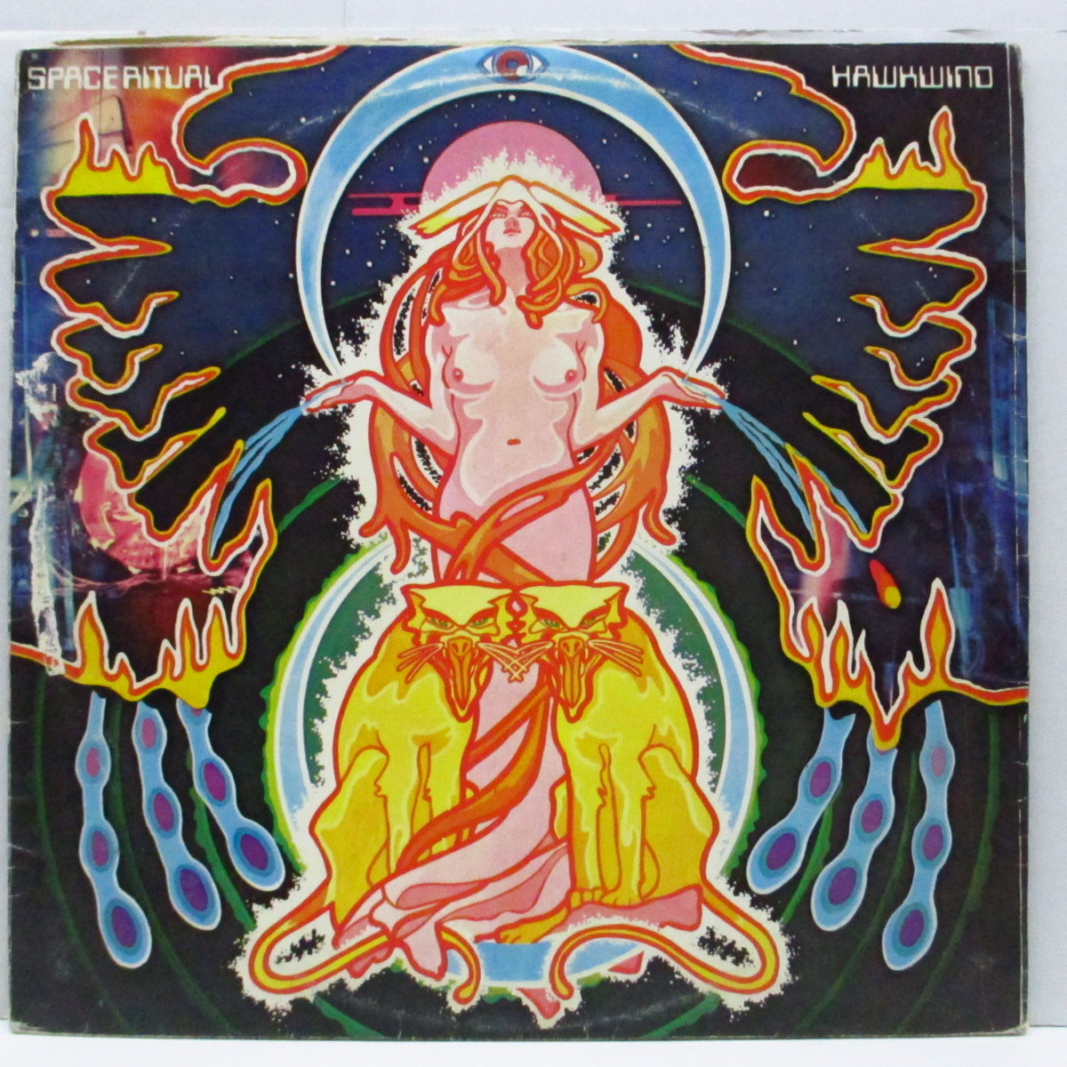 HAWKWIND (ホークウィンド)  - Space Ritual (UK オリジナル 2xLP+インナー/6面折畳ジャケ)