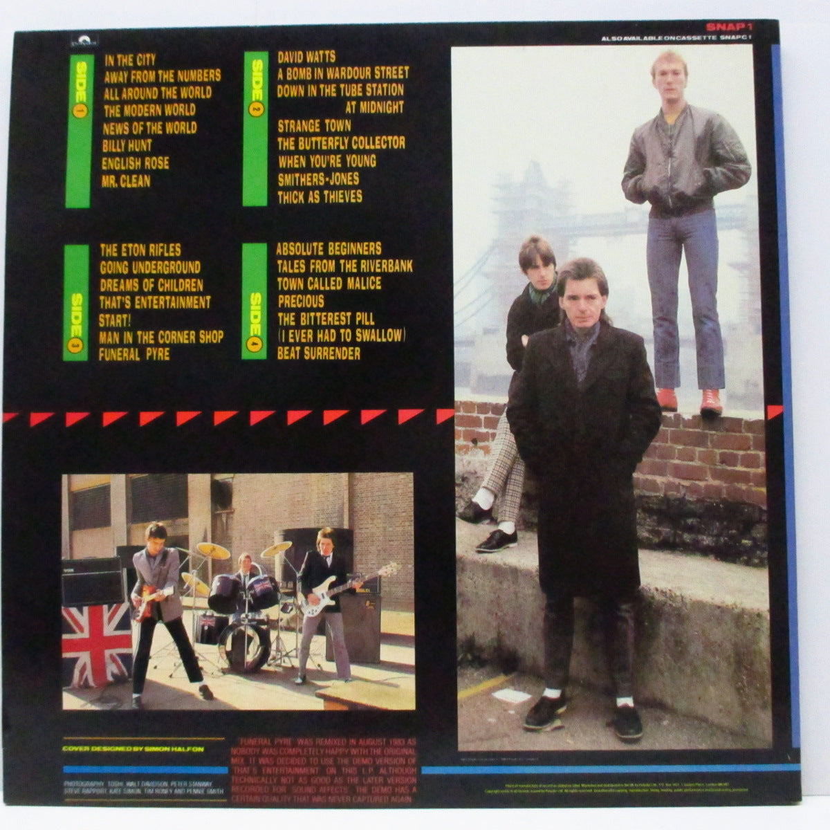 JAM★Snap! UK Polydor オリジナル JAM, THE (ザ・ジャム) - Snap! (UK オリジナル 2xLP+インナー、初回