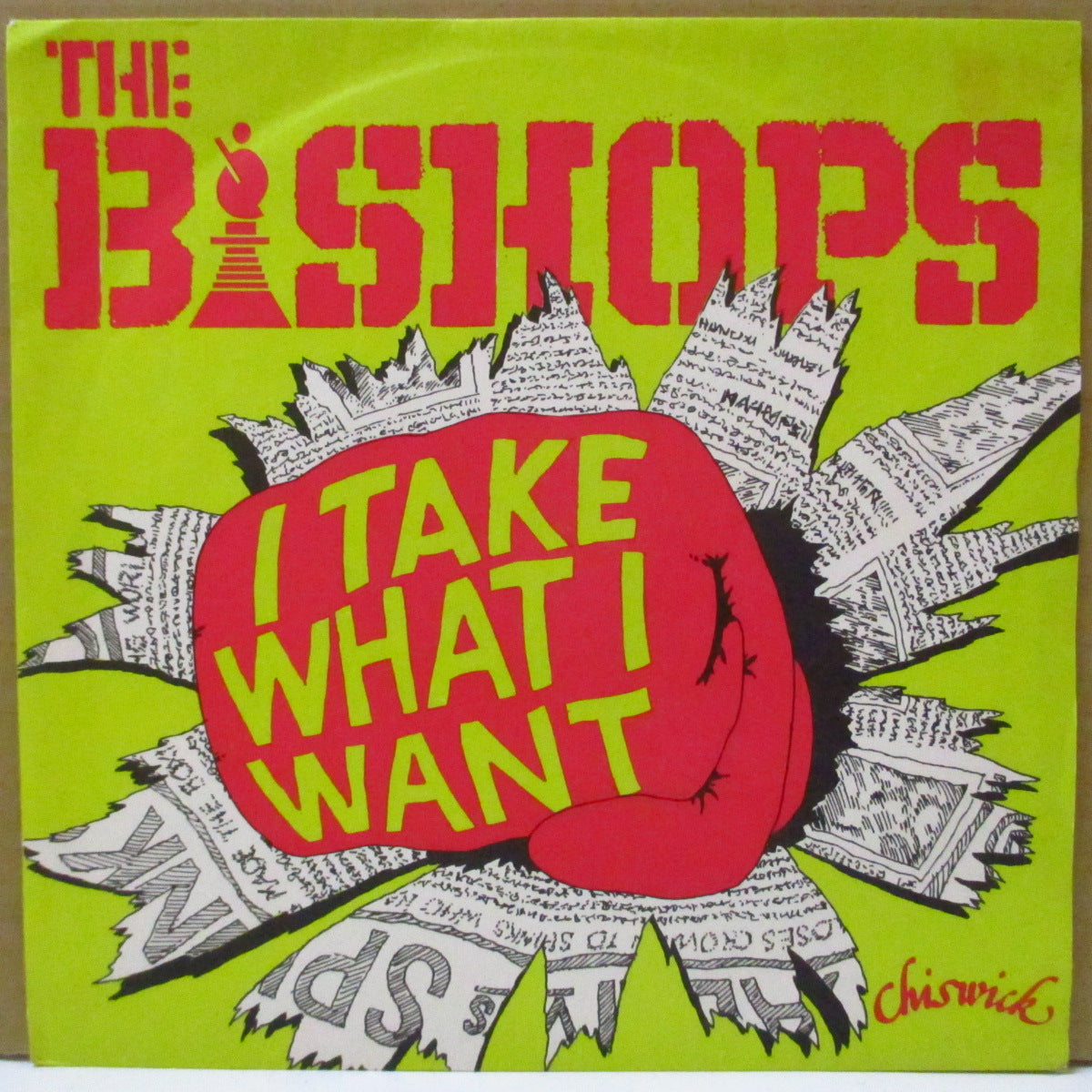 BISHOPS (COUNT BISHOPS) (ビショップス /カウントビショップス)  - I Take What I Want (UK オリジナル「ブルーロゴ・ラベ」7インチ+マット紙ジャケ)