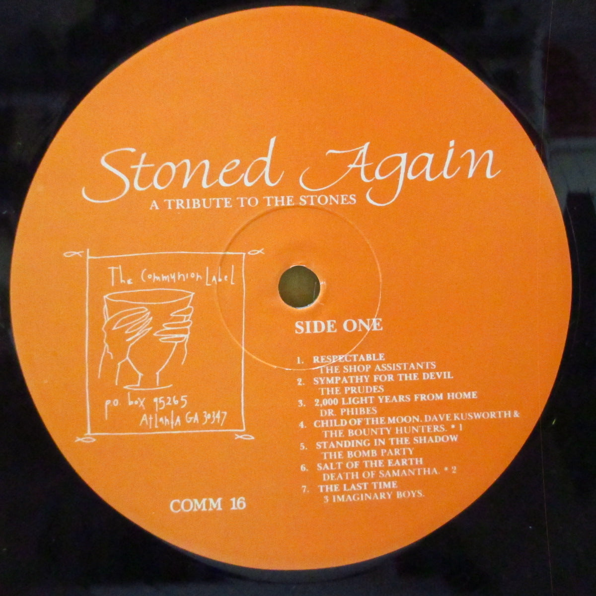 V.A. ('80s UK・オルタナ/インディロック・コンピ)  - Stoned Again - A Tribute To The Stones (US オリジナル LP) '90年ストーンズ・トリビュートアルバム