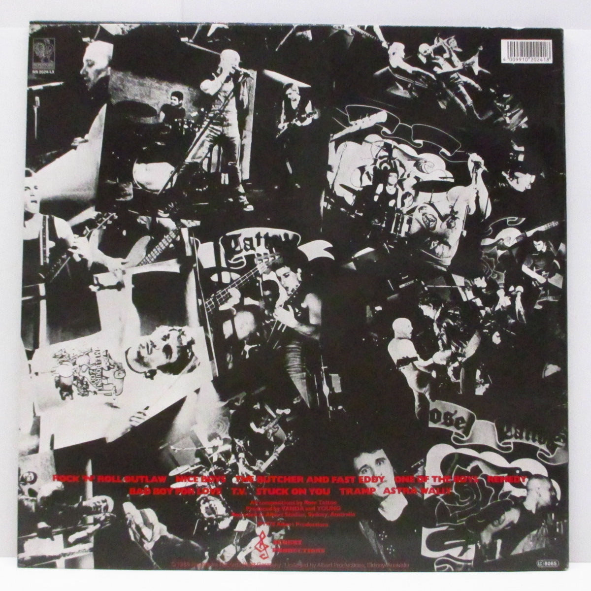 ROSE TATTOO (ローズ・タトゥー)  - S.T. [1st] (German '89 限定再発 LP+インナー/見開きジャケ）ボーナス2曲入り！