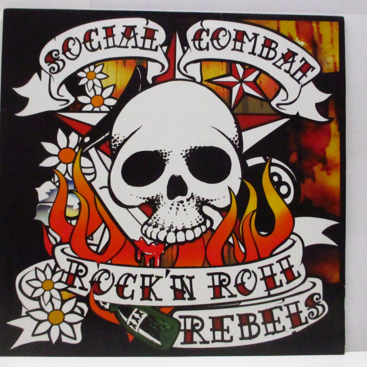 SOCIAL COMBAT (ソーシャル・コンバット)  - Rock'n'Roll Rebels (Francs 500枚限定 LP+インサート）スパニッシュ Oi! '04年セカンド！