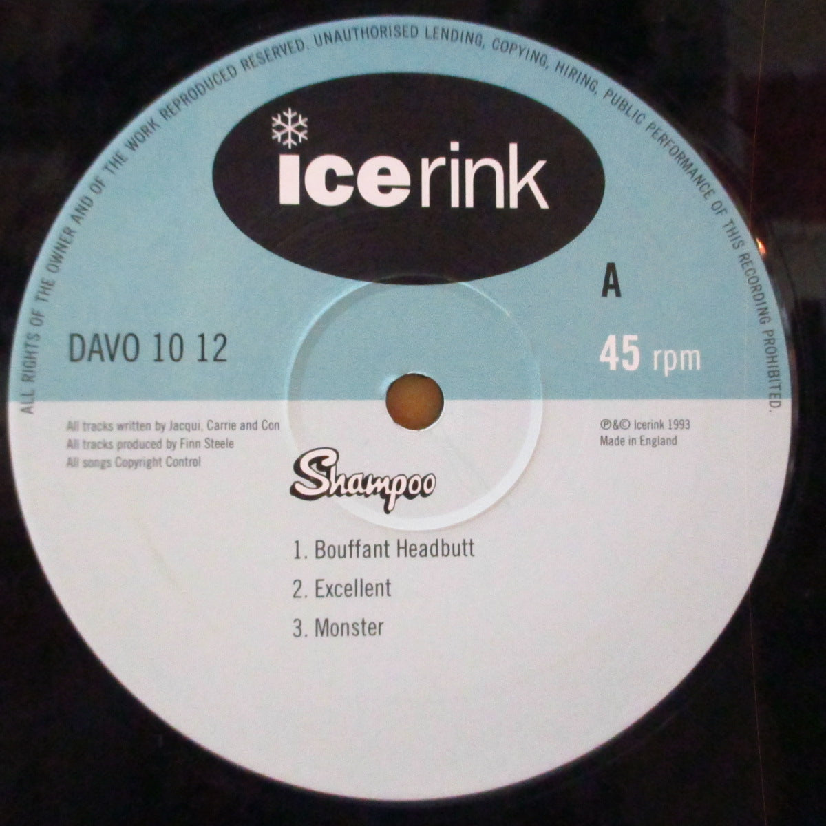 SHAMPOO (シャンプー)  - Bouffant Headbutt (UK オリジナル3曲入り 12インチ) '93年デビュー