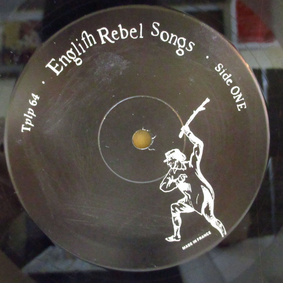 CHUMBAWAMBA (チャンバワンバ)  - English Rebel Songs 1381-1914 (UK '95 再発12曲入り 10インチ+インナー/片面ダイカットざら紙ジャケ) '88年3rdアルバム