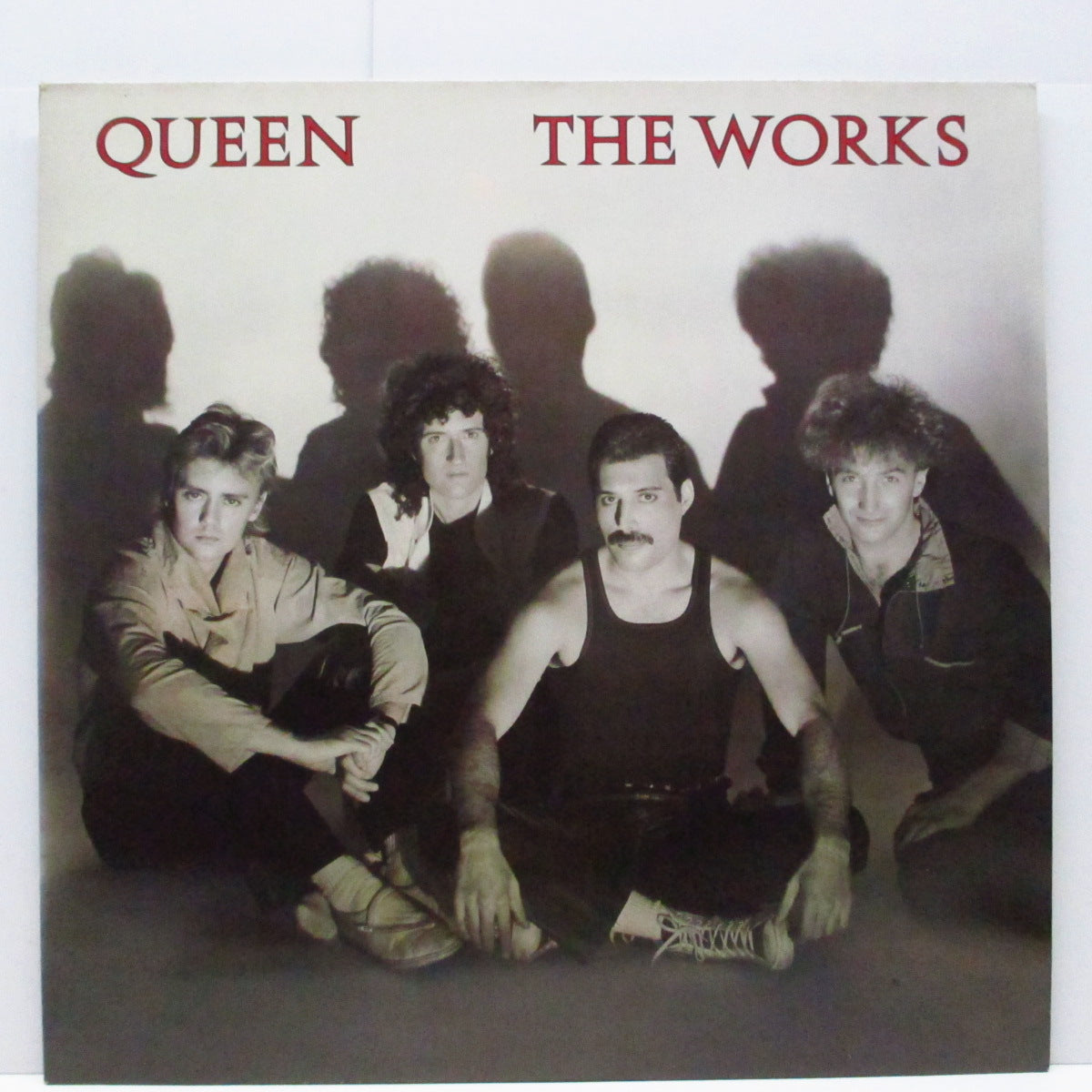 QUEEN (クイーン)  - The Works (UK オリジナル LP+角丸インナー/光沢ジャケ)