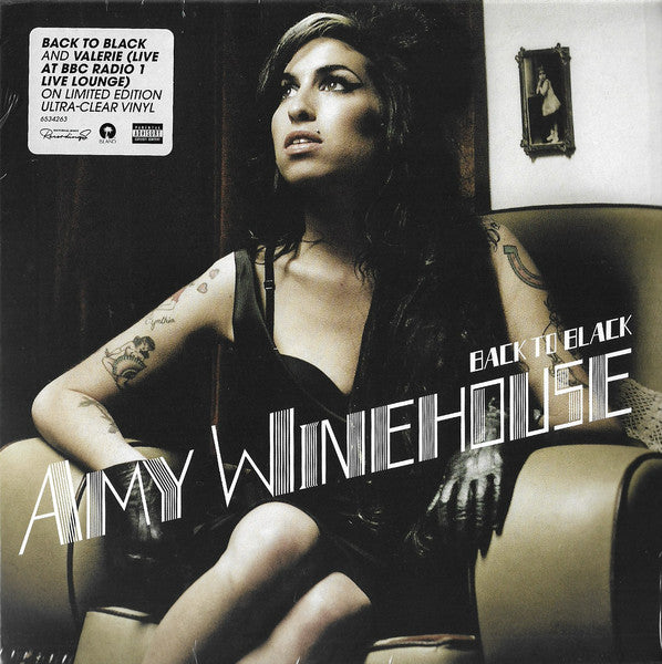 AMY WINEHOUSE (エイミー・ワインハウス)  - Back To Black (EU 限定復刻再発「ウルトラ・クリアヴァイナル」 7インチ/NEW)