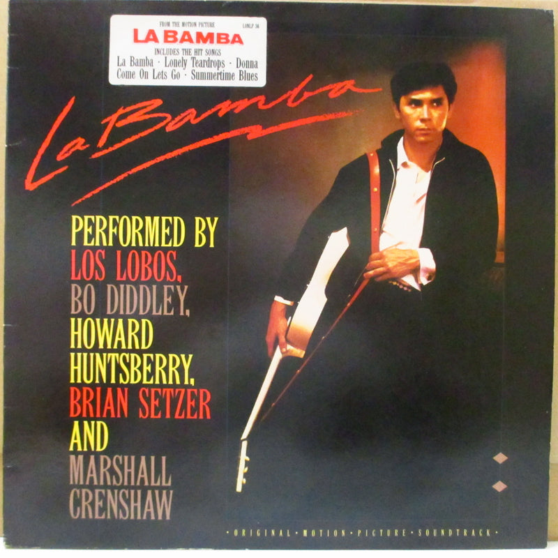O.S.T. (サントラ：ラ・バンバ)  - La Bamba (UK オリジナル LP+ソフト紙インナー/レアステッカー付きジャケ)