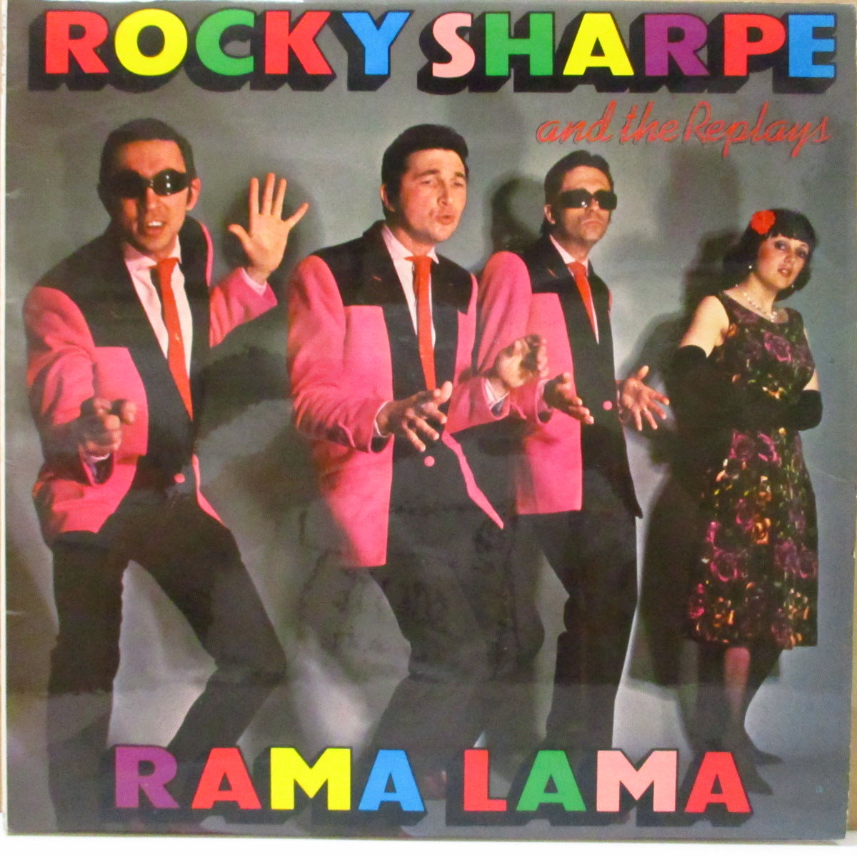 ROCKY SHARPE & THE REPLAYS (ロッキー・シャープ&ザ・リプレイズ)  - Rama Lama (UK セカンドプレス「カートリッジ・ラベ」LP+固紙インナー/両面コーティングジャケ)