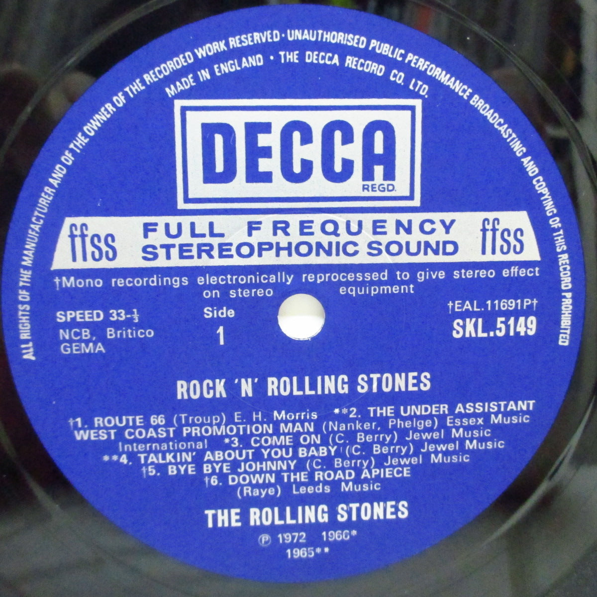 ROLLING STONES (ローリング・ストーンズ) - Rock'n' Rolling Stones (UK オリジナル  LP/表面コーティングジャケ)