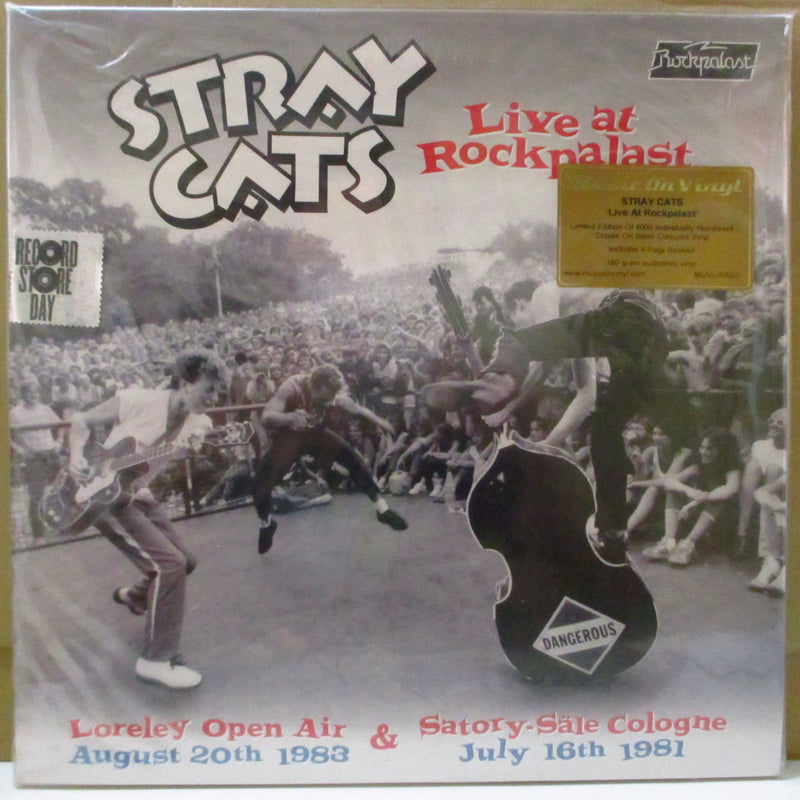 STRAY CATS (ストレイ・キャッツ)  - Live At Rockpalast (EU 4,000枚限定180g「シルヴァーヴァイナル」 3xLP/ステッカー付きナンバリング入り見開きジャケ)